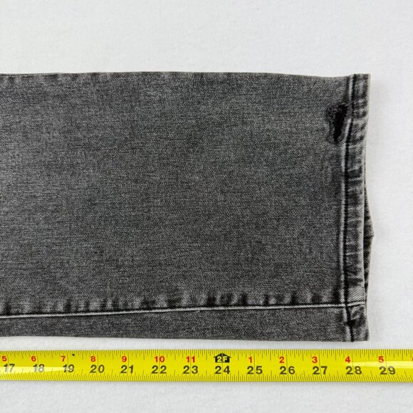 Flying Monkey Women's Distressed Straight Black Gray Denim Jeans Size 16W NWOT - Picture 10 of 10